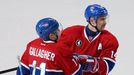 Tomáš Plekanec a Brendan Gallagher  (Montreal Canadiens)