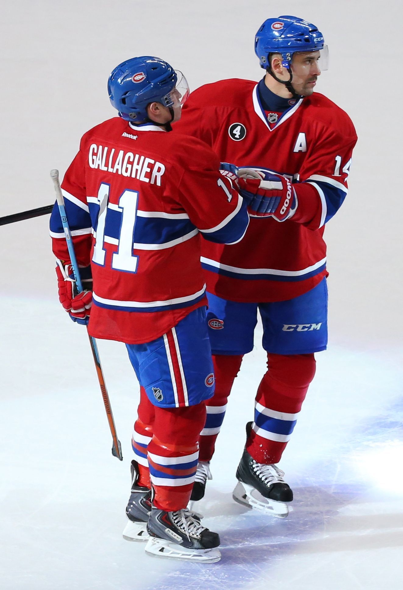 Tomáš Plekanec a Brendan Gallagher  (Montreal Canadiens)
