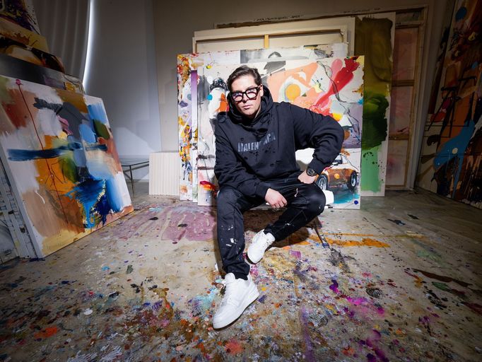 Malíř Martin Krajc.