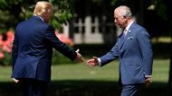 Donald Trump se s princem Charlesem setkal na státní návštěvě Velké Británie v roce 2018.