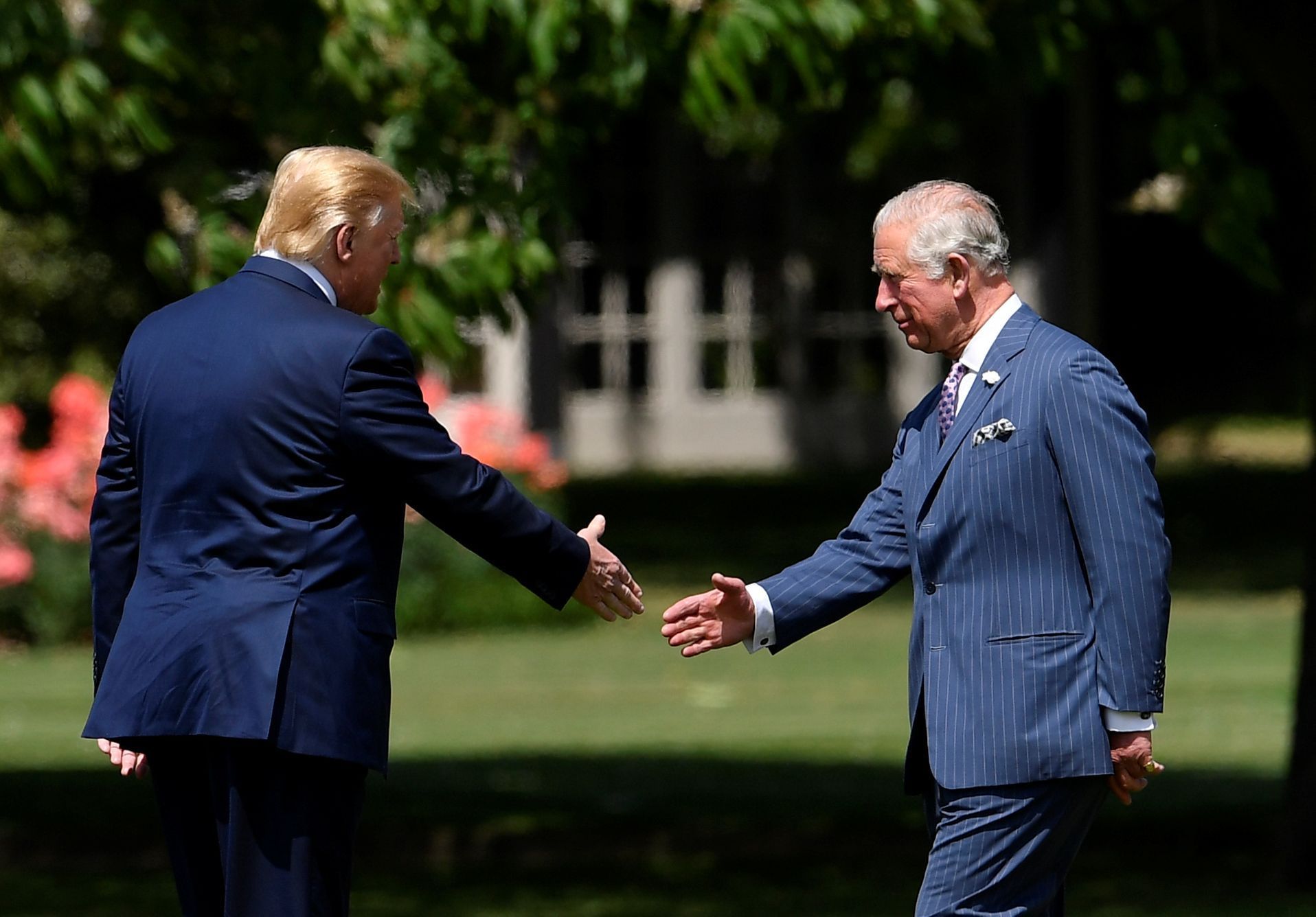Donald Trump na státní návštěvě Velké Británie