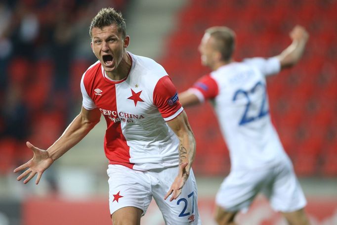 EL, Slavia-Maccabi: Tomáš Necid