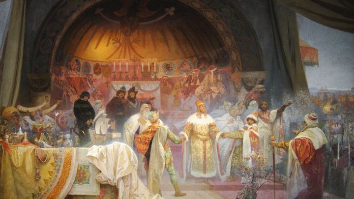 Najde spor o Slovanskou epopej smírné řešení? Praha jedná s Muchovými dědici; Zdroj foto: Galerie hlavního města Prahy