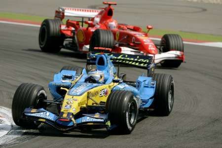 Fernando Alonso a Michael Schumacher
