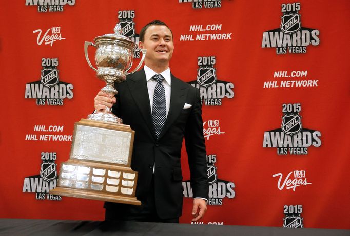 NHL 2015: Jiří Hudler s Lady Big Trophy