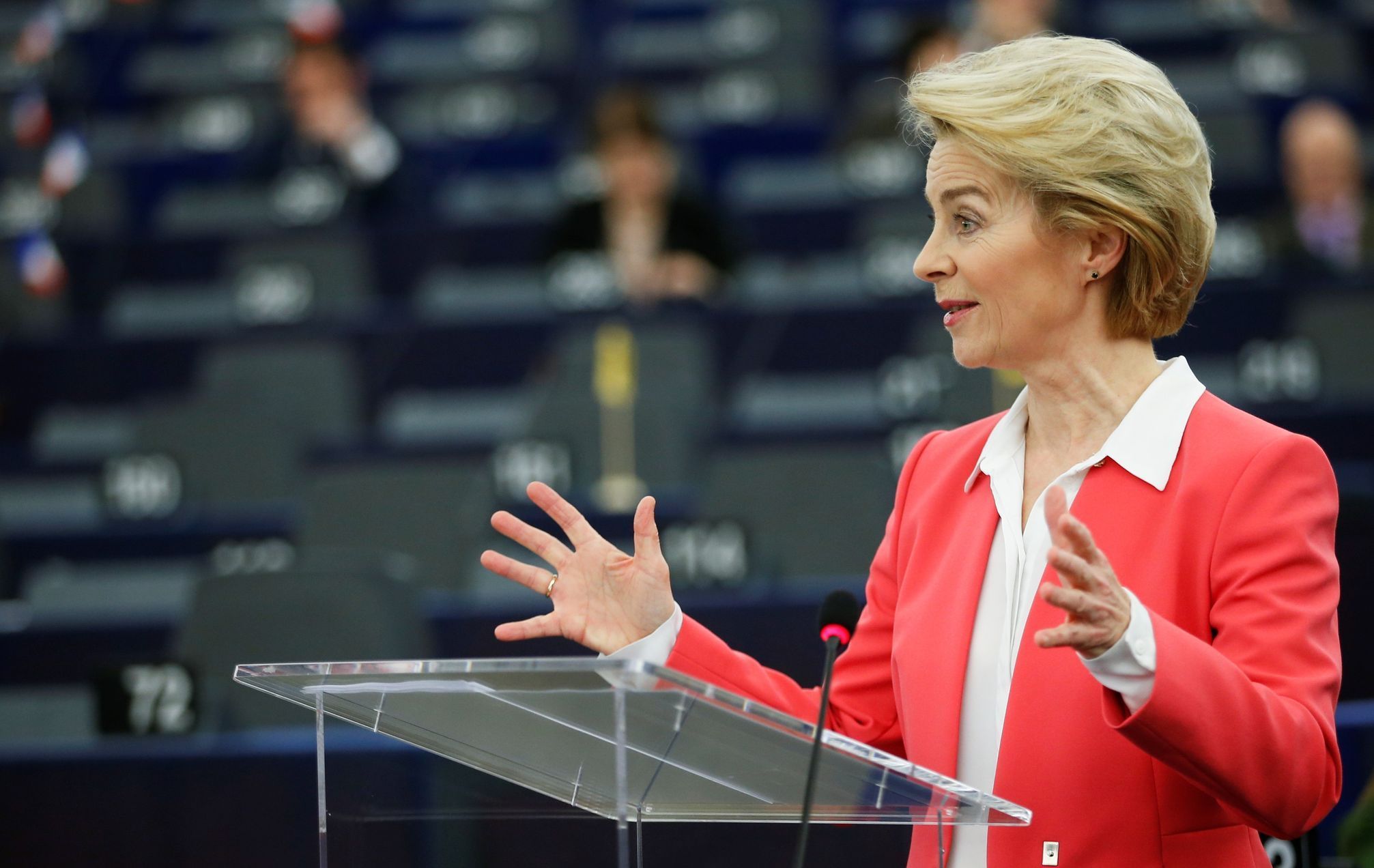 Ursula von der Leyenová v Evropském parlamentu