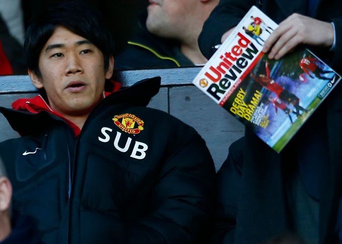 Japonec Shinji Kagawa zůstal jen na lavičce United.