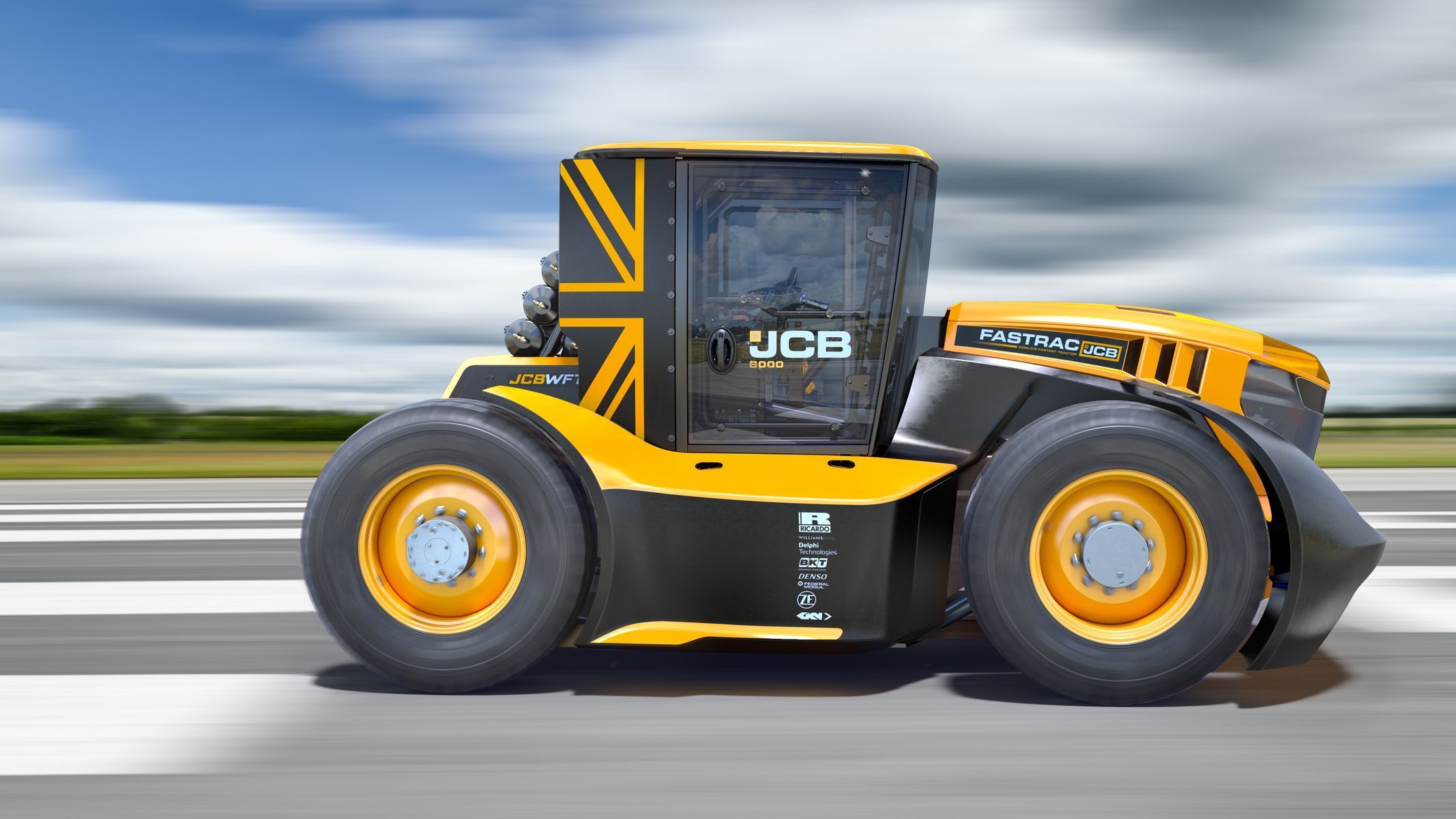 nejrychlejší traktor JCB