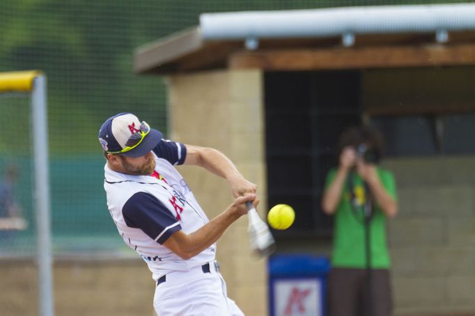 Arrows Ostrava - HC Vítkovice, baseballová exibice 2016