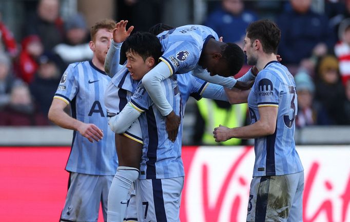 Radost fotbalistů Tottenhamu