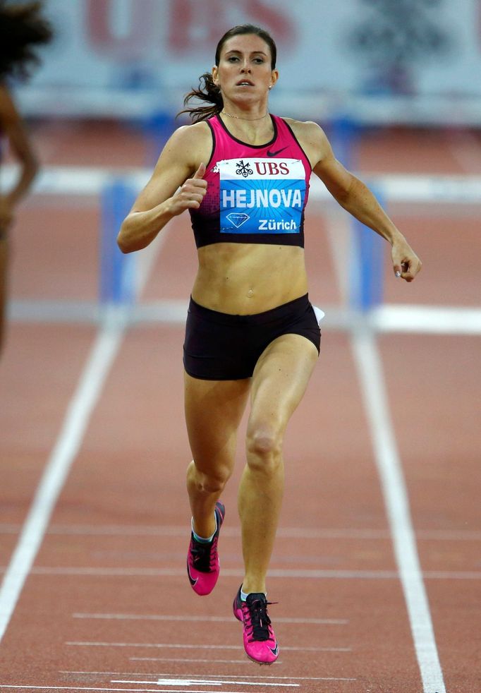 Zuzana Hejnová ve finále Diamantové ligy 2013 v Curychu