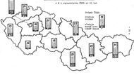 Přehled, jak lidé v roce 1978 poslouchali v jednotlivých krajích západní rozhlas (studie ÚVVM).