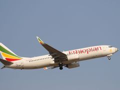 Boeing 737 etiopských aerolinií.