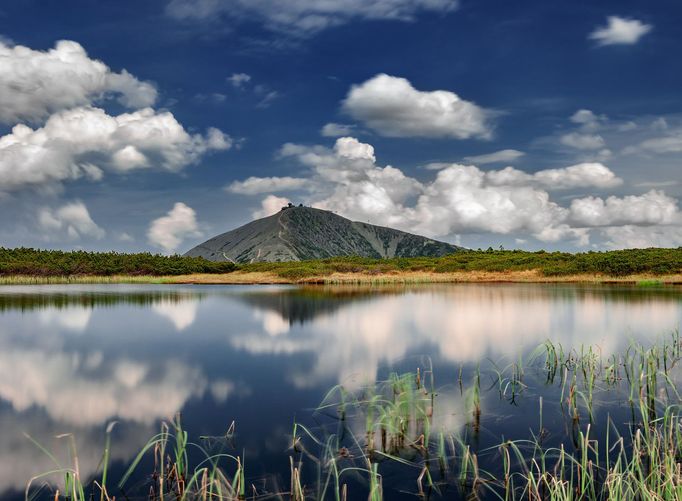 Krajina v Krkonoších. Bližší lokace neuvedena.