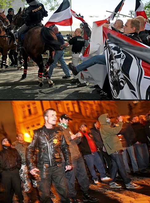 czech nazi march