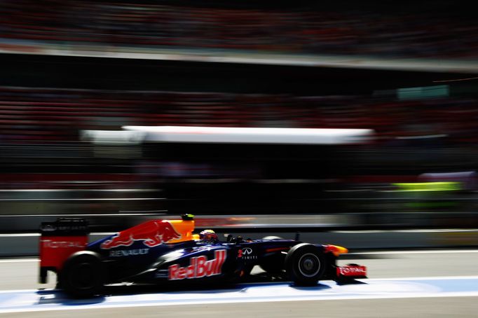 Mark Webber skončil v Barceloně těsně za hranicemi bodované desítky.