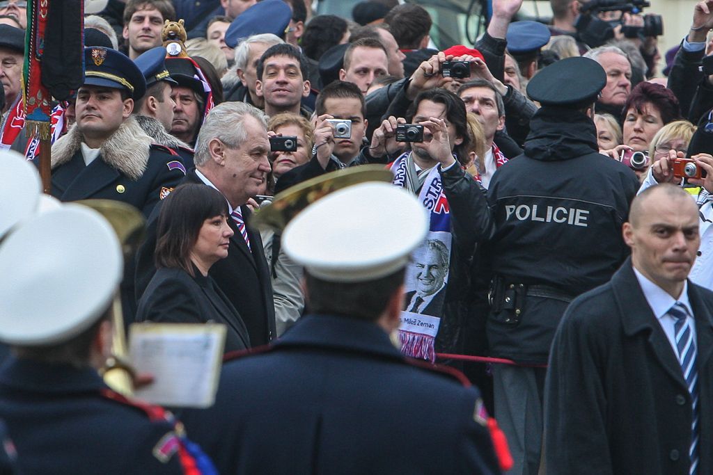 Inaugurace Miloše Zemana na Hradě