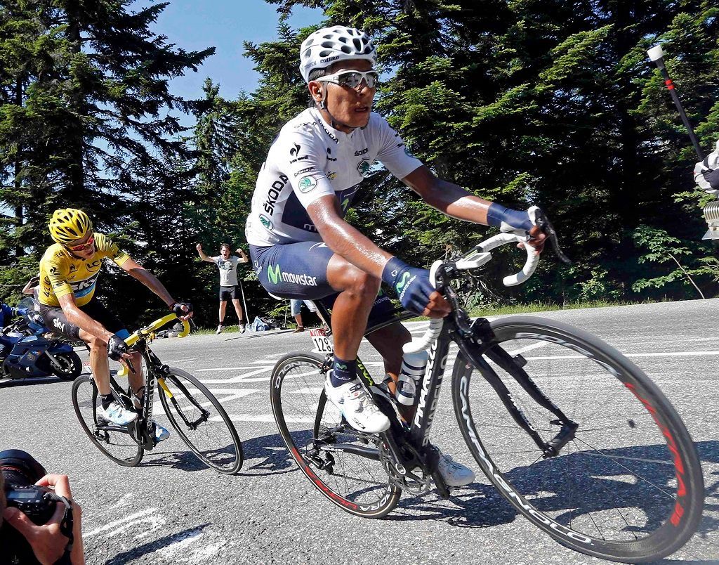 20. etapa Tour de France 2013 (Nairo Quintana a Chris Froome)