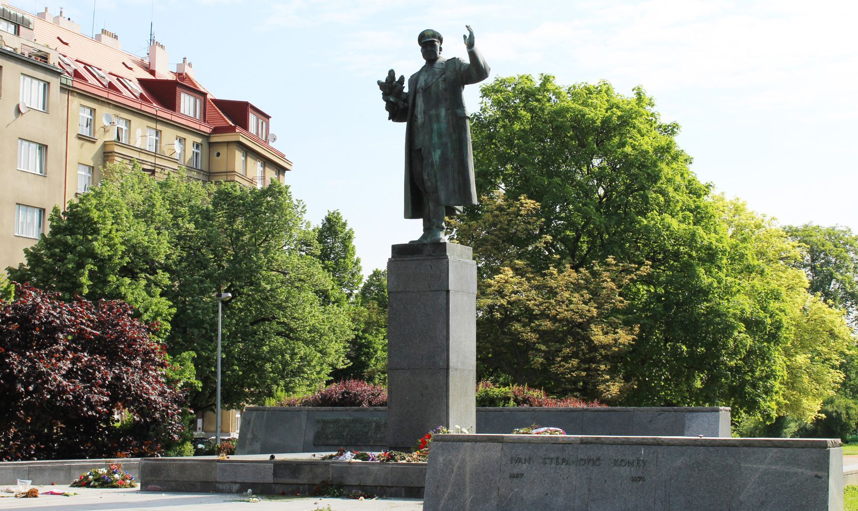 Pomník maršála Ivana Koněva v Bubenči