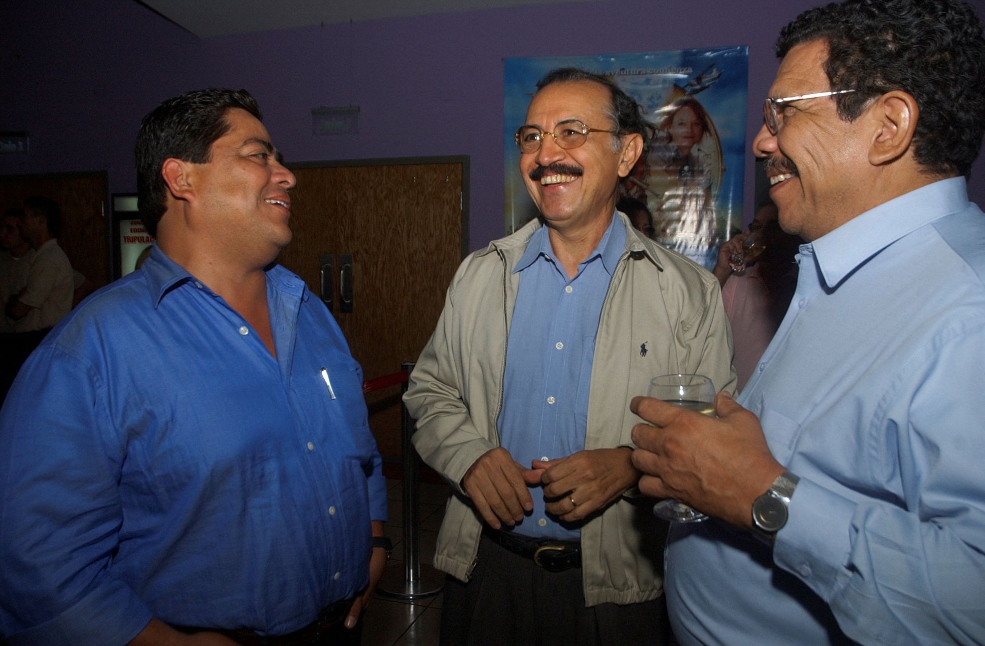 Hugo Torres, a retired general and former revolutionary reacts during an event at the Sandinista Renovation Movement office, in Managua