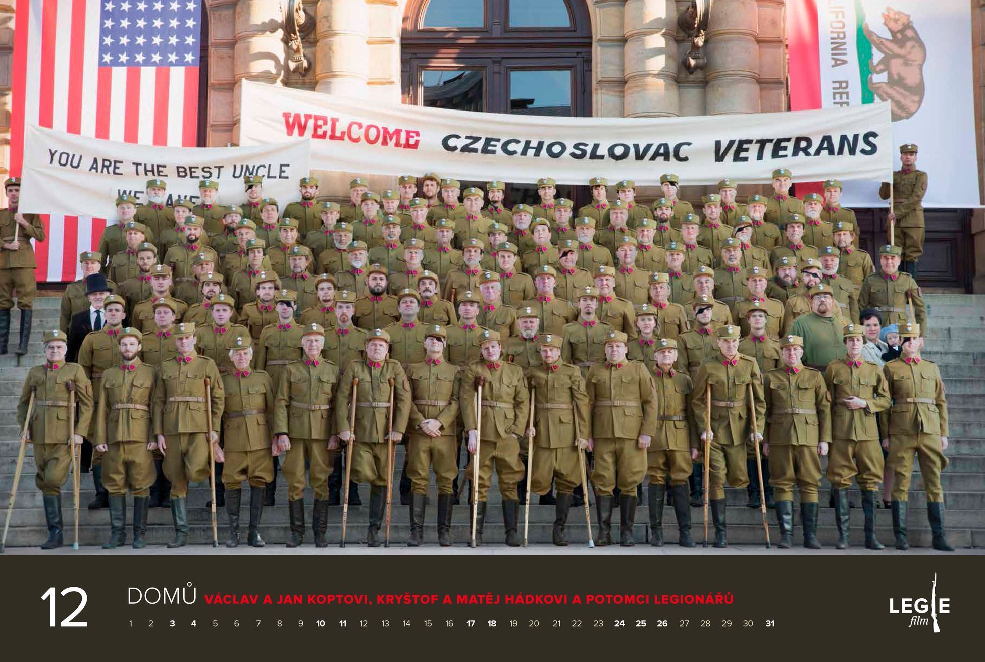 ČESKOSLOVENŠTÍ LEGIONÁŘI. Václav a Jan Koptovi, Kryštof a Matěj Hádkovi a potomci legionářů.