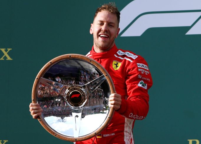 F1 VC Austrálie 2018: Sebastian Vettel, Ferrari