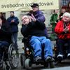 Demonstrace za podporu zákona o sociálních službách