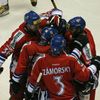 Hokej, EHT, Česko - Rusko: radost Česka
