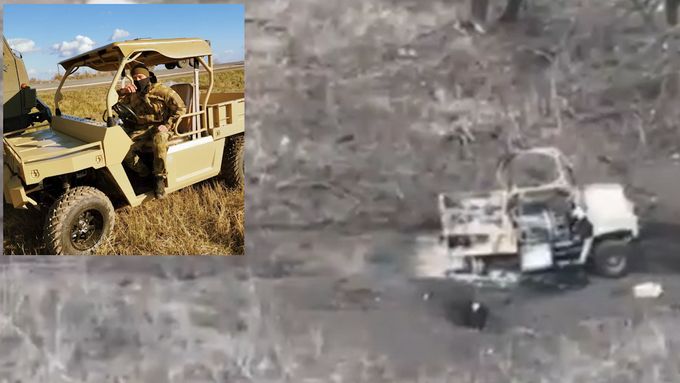 Rusové se valí na Ukrajince. Útočí na "golfových vozítkách" Desertcross 1000-3, ukázali obránci.
