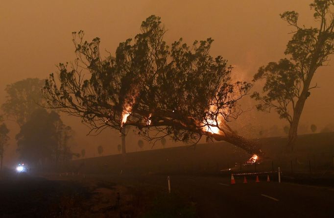 Požáry v Austrálii.
