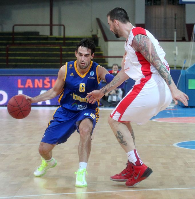 Eurocup: Nymburk - Chimki Moskva (Popovič, Rančík)