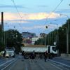 Zátěžové zkoušky Libeňského mostu