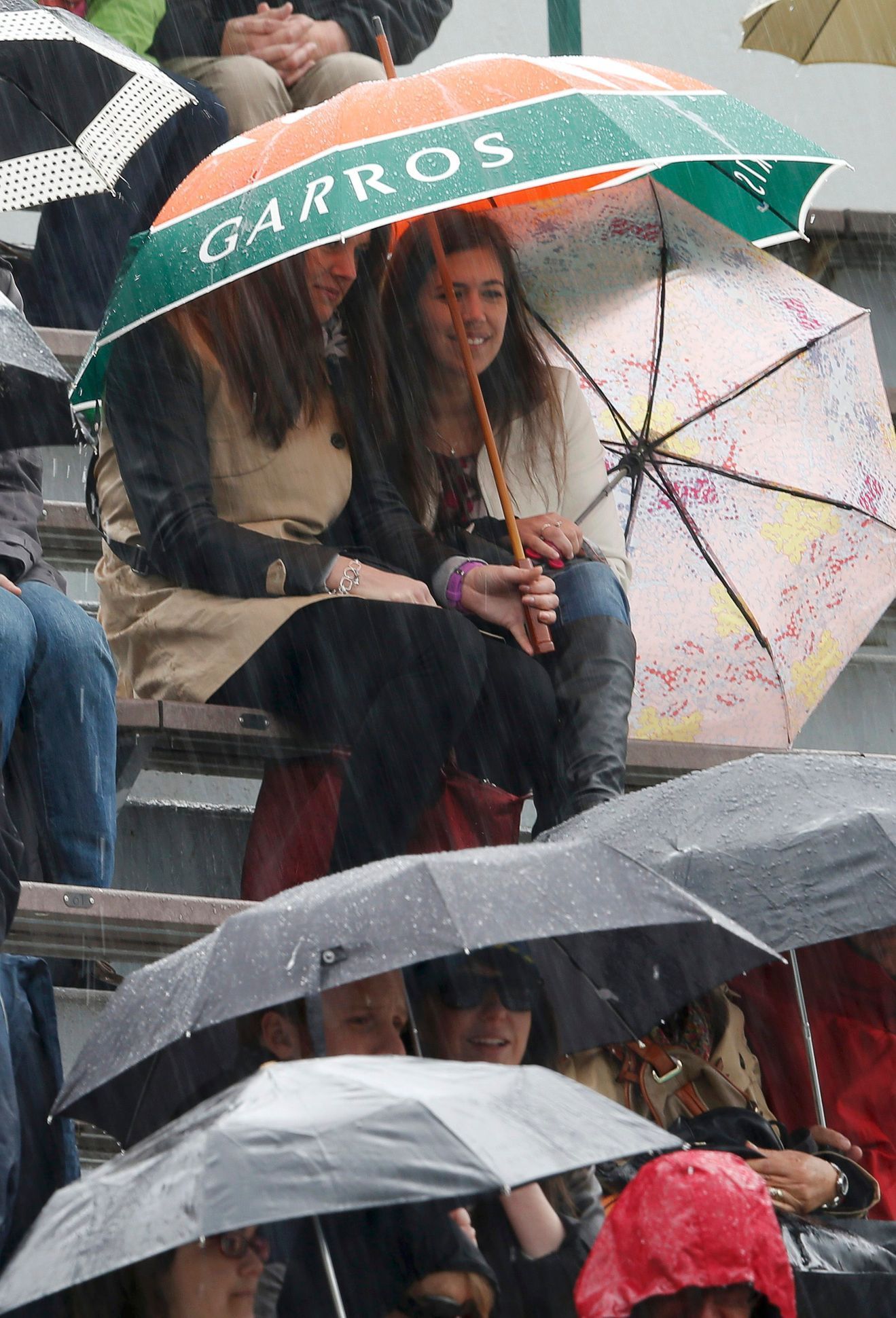 French open 2013 - déšť