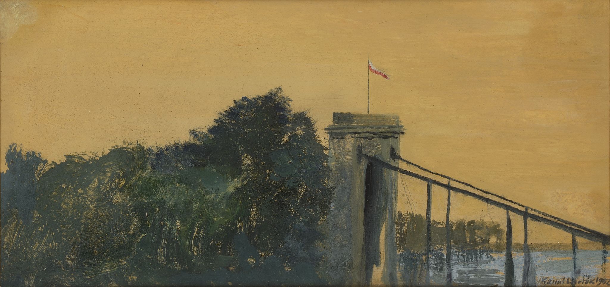 Kamil Lhoták: Starý most přes Střelecký ostrov