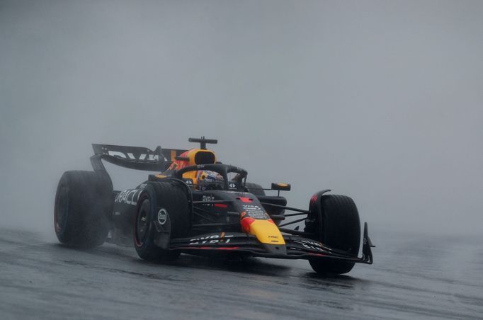 Max Verstappen, Red Bull v kvalifikaci na VC Brazílie F1 2024