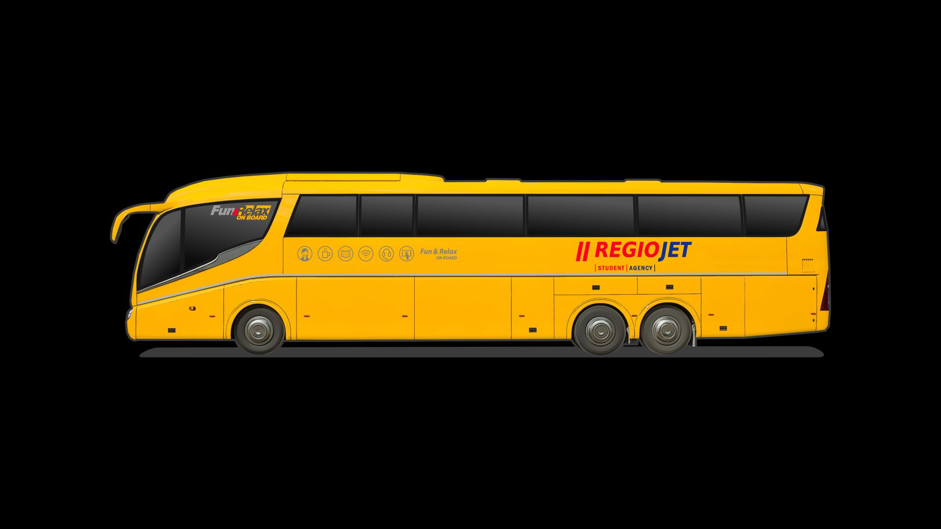 Student Agency se změnil na RegioJet, autobus