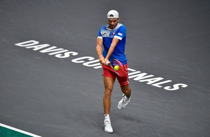 Španělsko - Česko, Davis Cup 2023 (Tomáš Macháč)