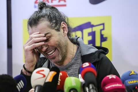 Jaromír Jágr, první den na Kladně po návratu z Calgary