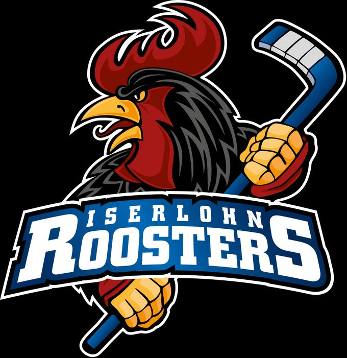 Logo hokejového klubu Iserlohn Roosters.