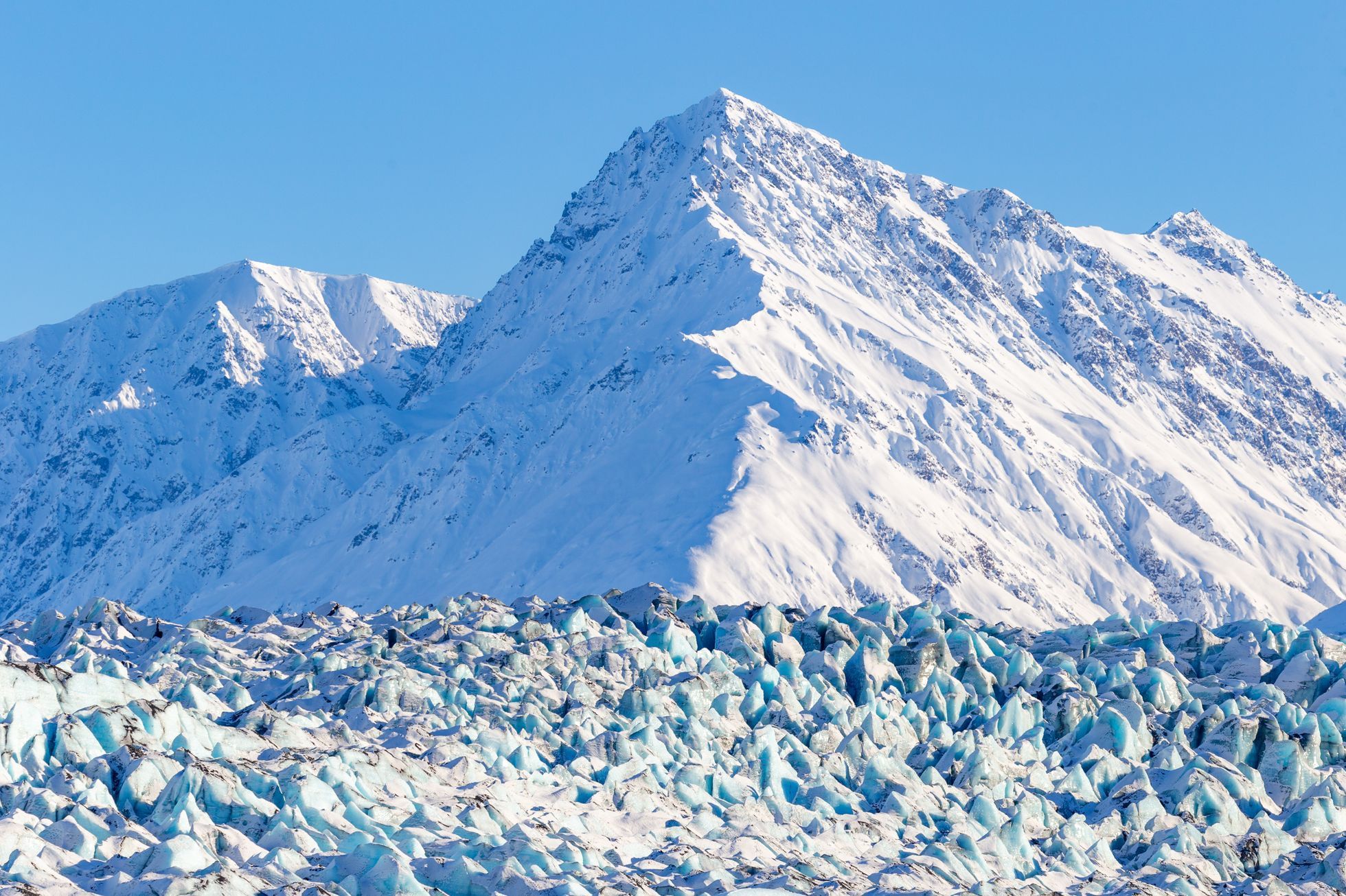 Aljaška, ledovec, Knik