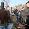 Protest před Běloruskou ambasádou.