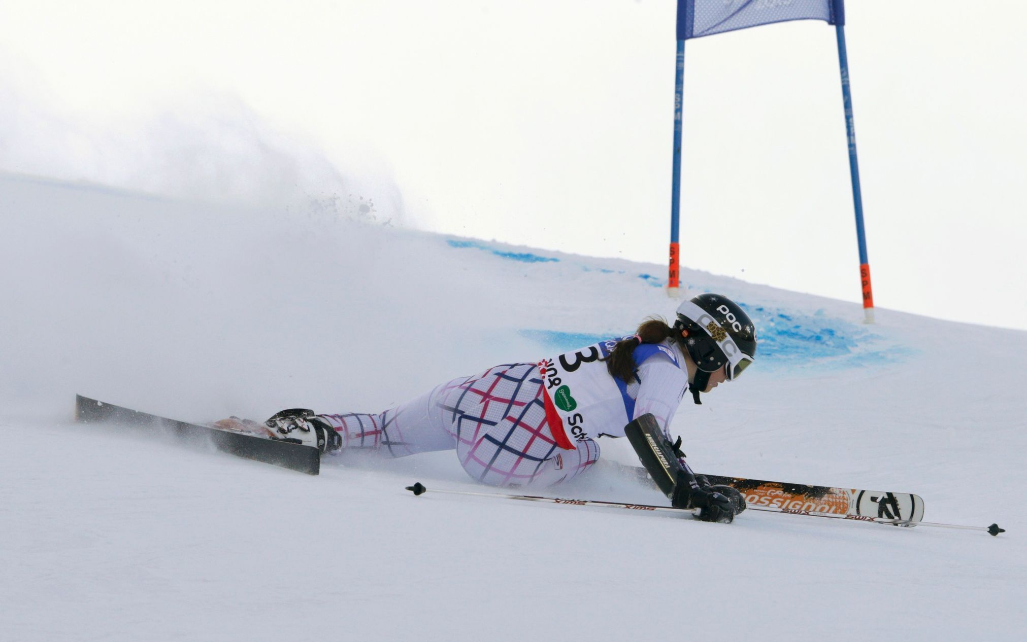 Kateřina Pauláthová upadla v prvním kole obřího slalomu