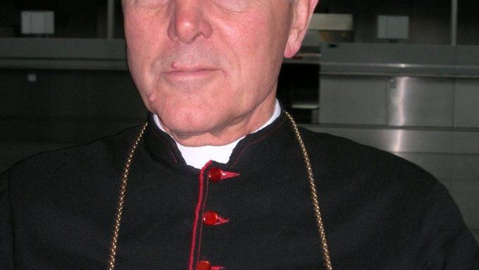 Biskup Richard Williamson na snímku z února 2007