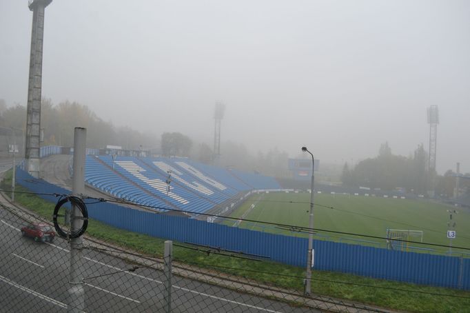 Ostravský stadion Na Bazalech.