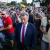 Demonstrace Milionu chvilek pro demokracii proti ministru spravedlnosti Pavlu Blažkovi