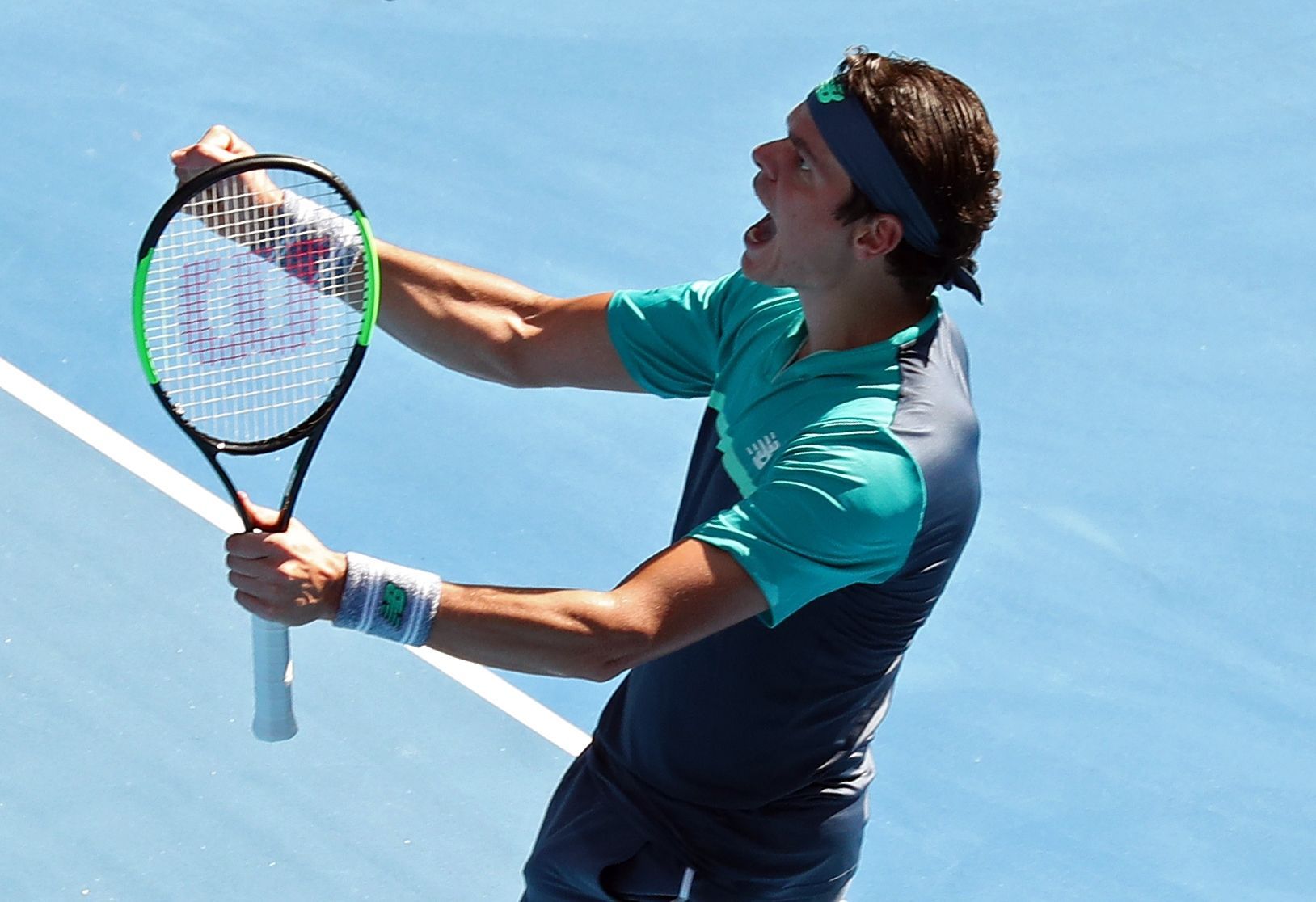 Milos Raonic  ve čtvrtém kole Australian Open 2019