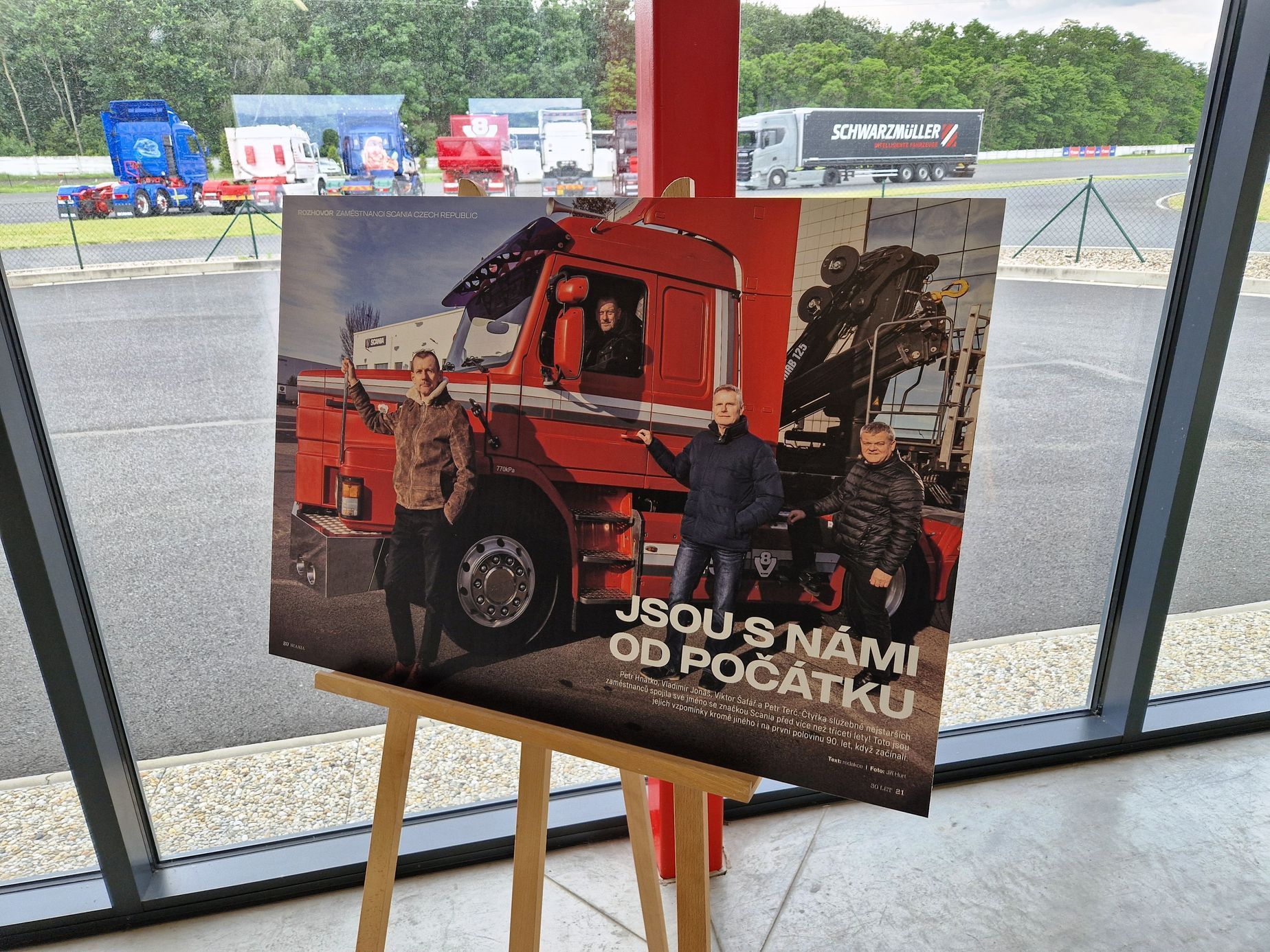 Scania 30 let v Česku polygon Most