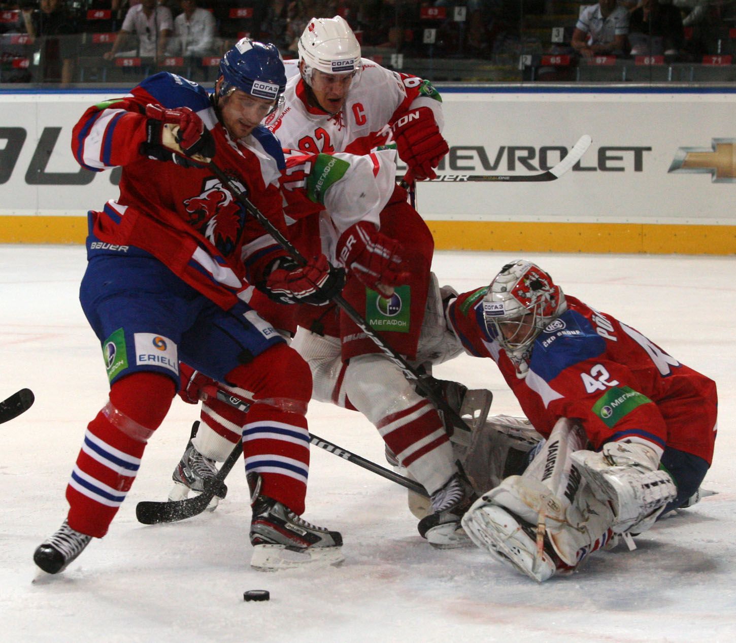 Pražský Lev poprvé prohrál, jeho skalp má Spartak Moskva