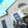 ukrajina invaze osvobozený charkov vlajka