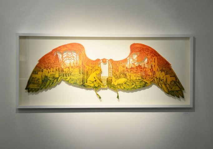 Z výstavy Křehkost jako síla výtvarnice Míly Fürstové.